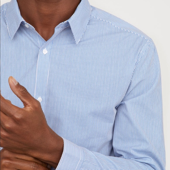 H&M Easy Iron Sim Fit Top M - Picture 3 of 8